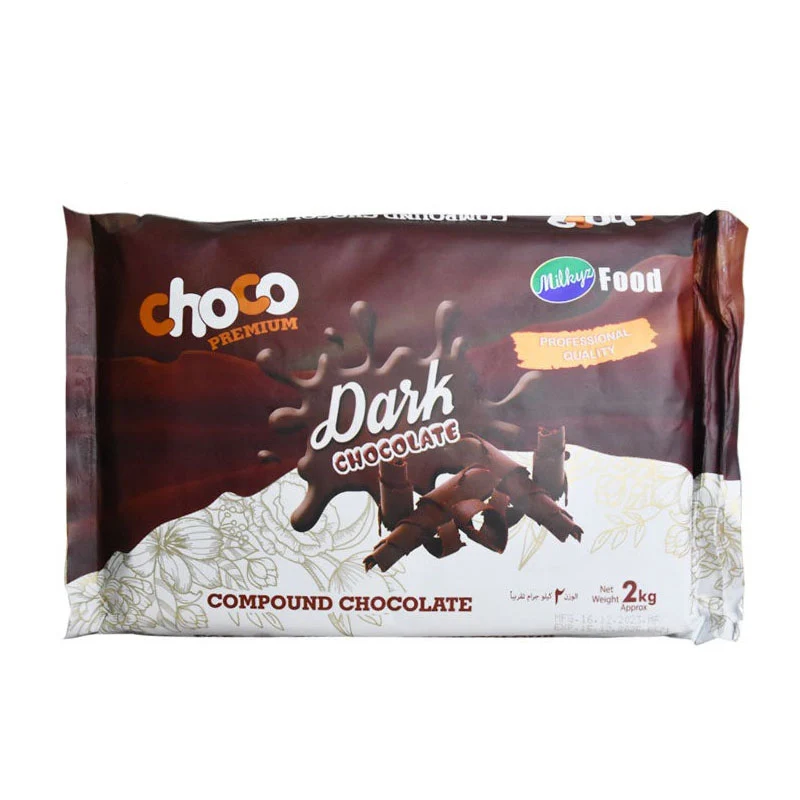 Milkyz Food Premium Dark Chocolate Compound 2KG Pack