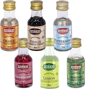 Baking essences and flavourings