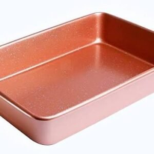 Non Stick Pink Rectangle Baking Tray 9 x 13